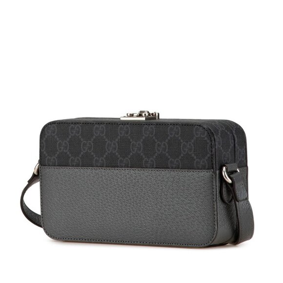 GUCCI Black Leather Shoulder Bag - Picture 2 of 10